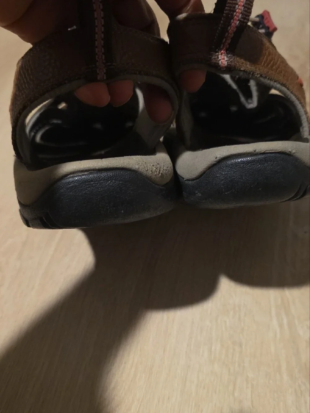 KEEN Newport Waterproof Leather Hiking Sandals Brown